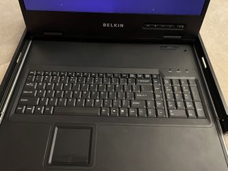 Belkin 19 Inch Widescreen LCD Rack Console With 8 Port KVM Model F1DC108H