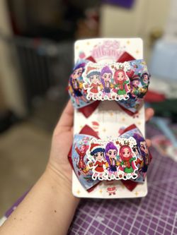 Moños K Pop Demon Hunters Christmas 