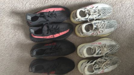 Used Yeezy 350  $25 for one, $100 for all size 9