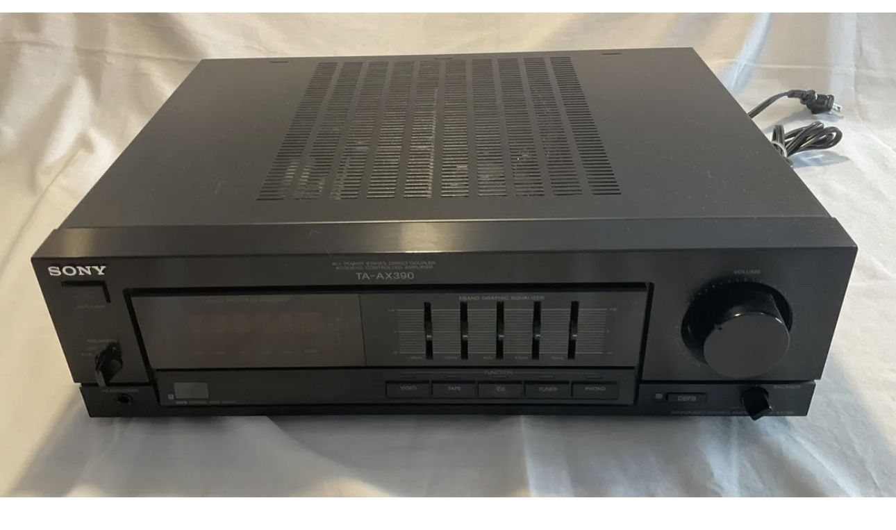 Sony A/v With Digital Spectrum Analyzer Receiver