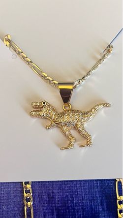 T-Rex Pendant with Chain