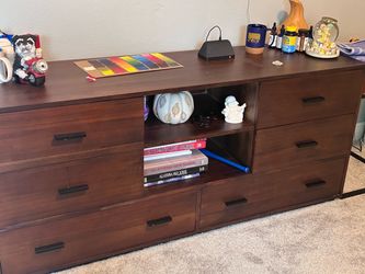 Solid wood dresser