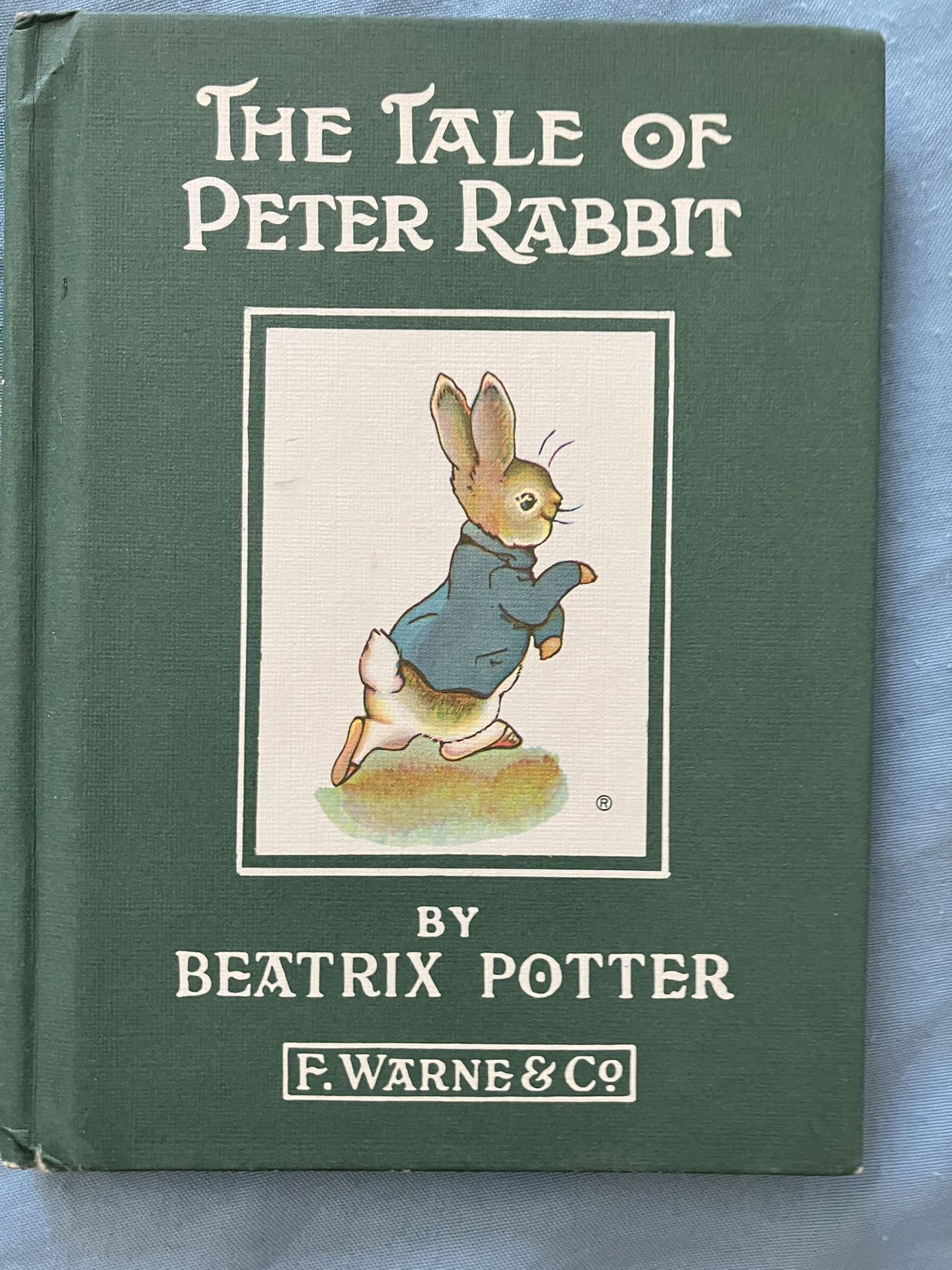 THE TALE OF PETER RABBIT Beatrix Potter BOOK w/ Dust Jacket