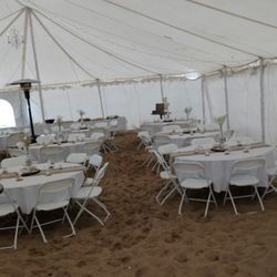Round Tables, Chairs, Tents