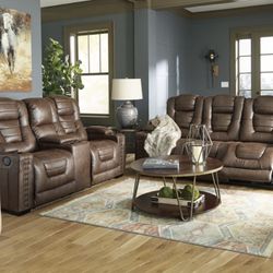 Loveseat and sofa