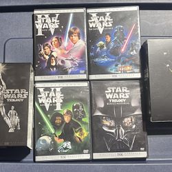 Star Wars Trilogy 4-Disc DVD Box Set 2004 Full Screen Remastered THX 