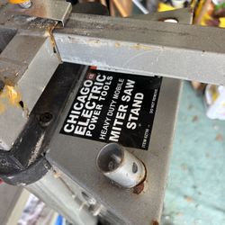 Chicago Electric Power Tool Heavy Duty Miter Saw Stand