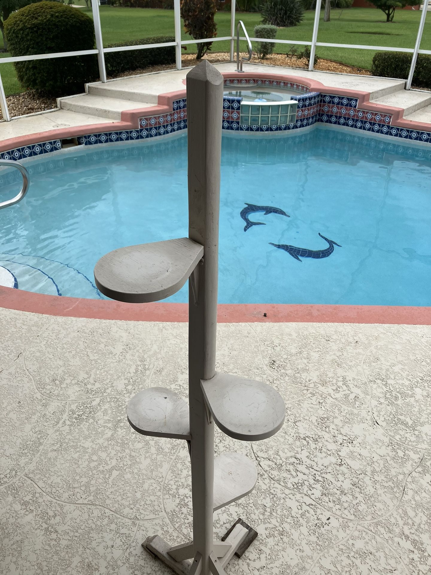 4-tier Plant Stand, Wood
