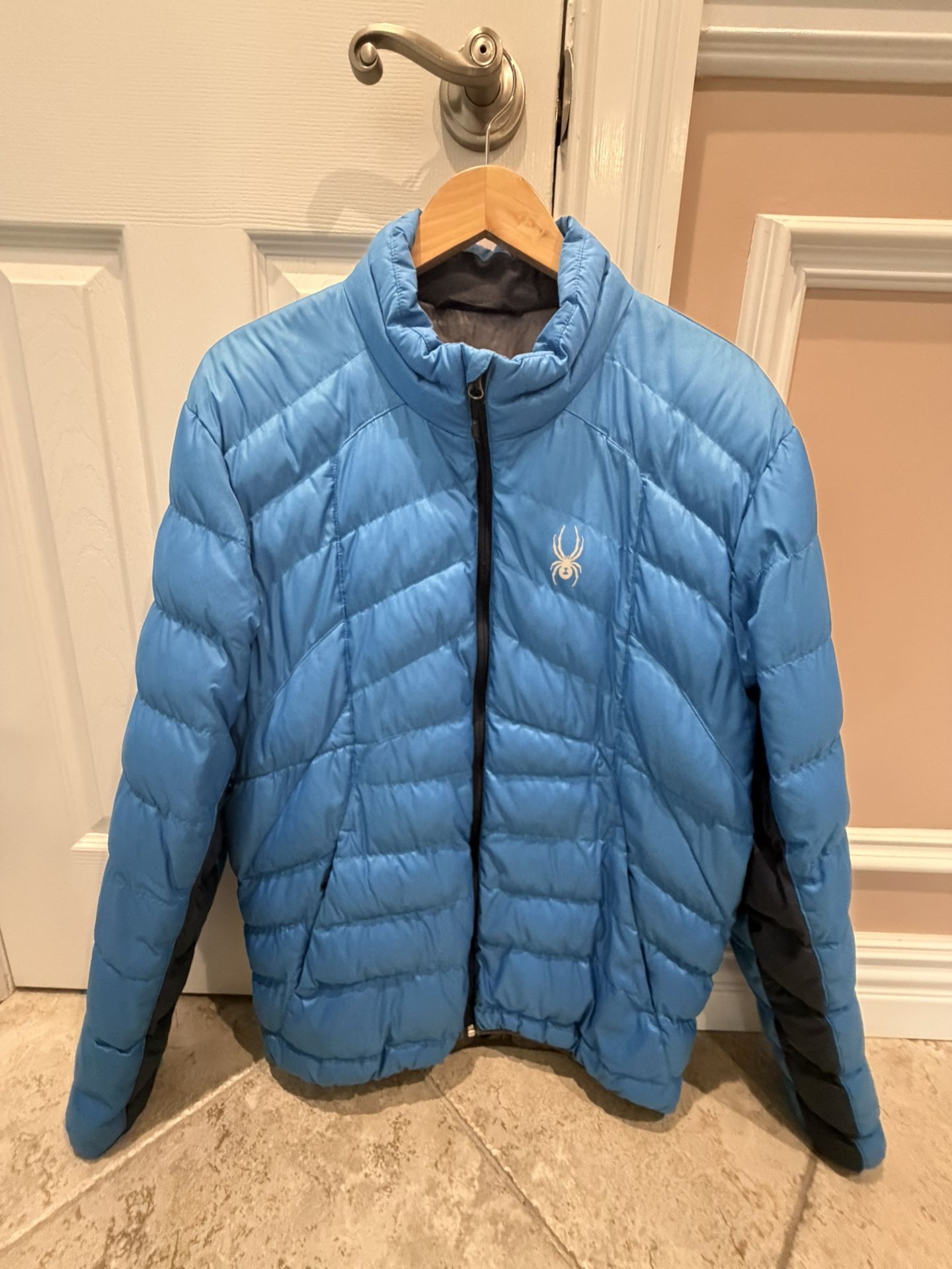 SPYDER WINTER JACKET - CAROLINA BLUE! MINT!!!