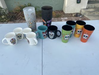 Drink ware Dia De Muertos And Cactus 