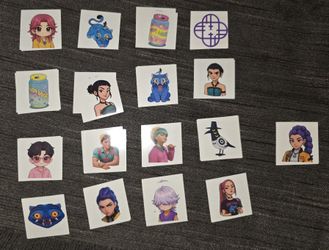K Pop Demon Hunter Temporary Tattoos