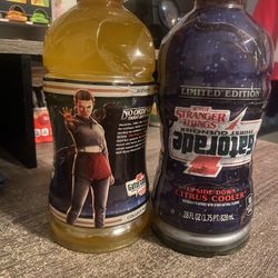 2 Stranger Things limited Edition Gatorades
