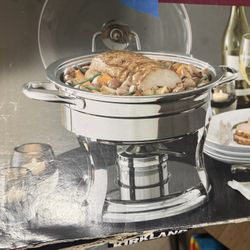 Kirkland Signature Stainless Steel 4-Quart Chafing Dish – Gently Used