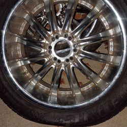 $700 4 22 In Rims And Tires OBO TRADE FOR ANYTHING