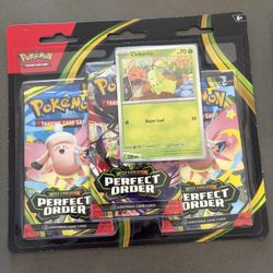 Pokémon Perfect Order 3-Pack Blister (Sealed)