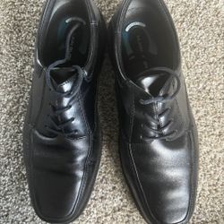 Nunn Bush Comfort Gel Jennings Dress Shoes Mens Size 13 M Black Brand New