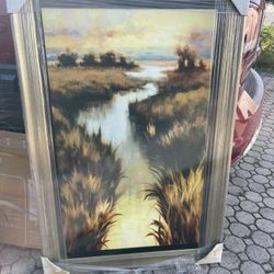 New Canvas Wall Decor 34”W X 50”H $40 Firm On Price