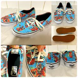 Floral Star Wars Vans, Sz 6.5