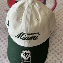 Miami Hurricanes ‘47 brand adjustable hat (New)