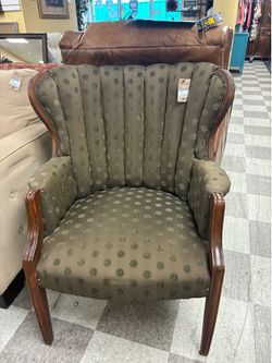 Green Polka Dot Chair