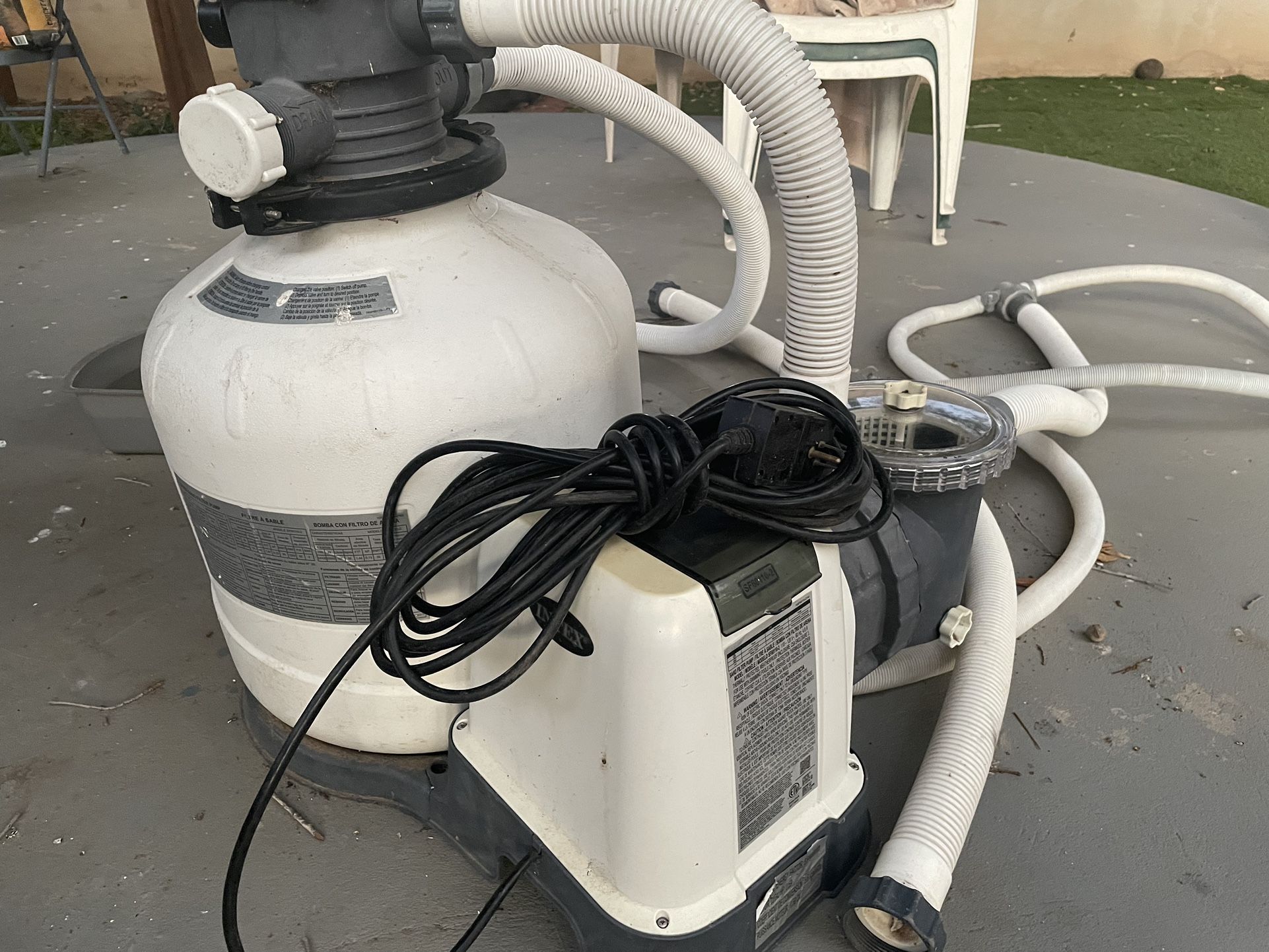Intex Sand Pool Filter System With Pump
