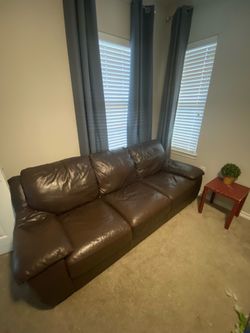 Leather couch