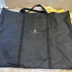 43”x34”x5.5” Black Home Interiors And Gifts Carrying Bag With Padded Separator
