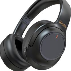 Hybrid Active Noise Cancelling Bluetooth Headphones,Over Ear Wireless Headphones Noise Cancelling with Deep Bass,60H Playtime,Hi-Res Audio Wireless He