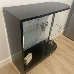 42 Inch Modern Black Bar Table