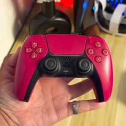 Sony Ps5 Controller Magenta Red
