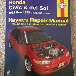 Honda Civic Repair Manual, Details On Photo 
