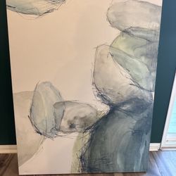 Large Modern Abstract Canvas Wall Art – 36” x 46”