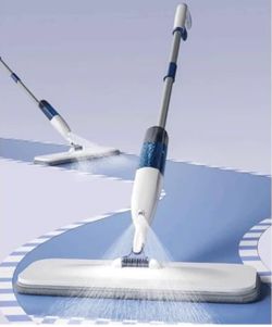 New SPRAY WET MOPS FOR FLOORS MICROFIBER DUST - DARK BLUE/WHITE