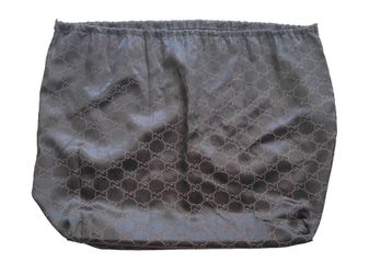 Gucci GG XL Brown Satin Drawstring Dust Bag