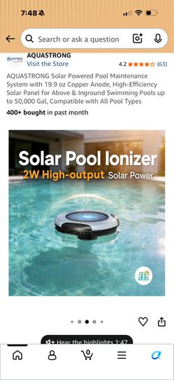 Solar Pool lonizer