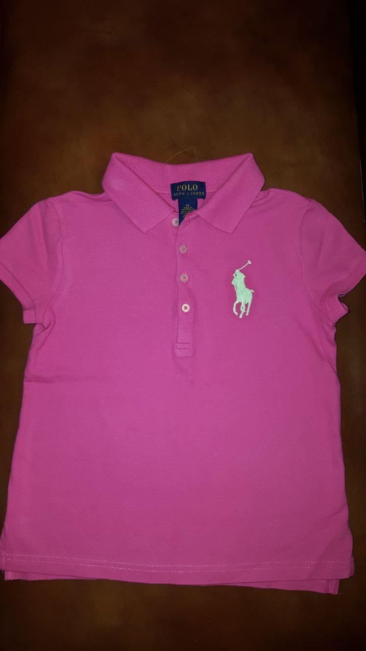 Girl's Ralph Lauren Polo Shirt ( Big Pony)