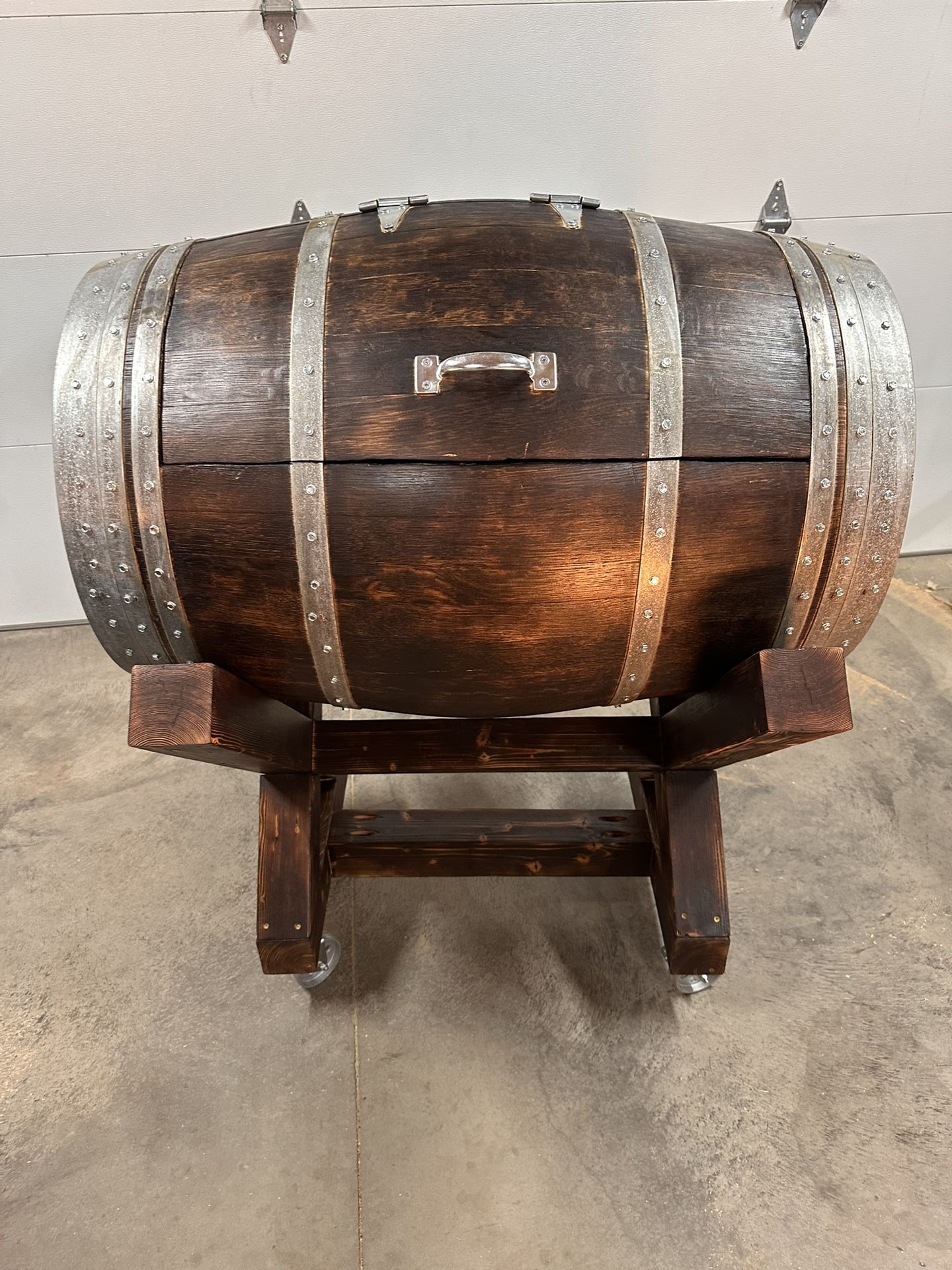 Wine Barrel Ice Chest
