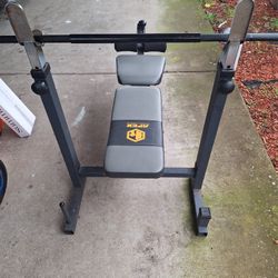 Bench Press Bench And Bar