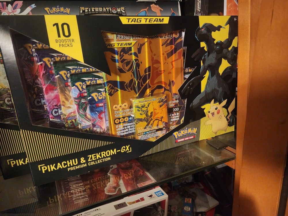 Pikachu And Zekrom GX Box SEALED