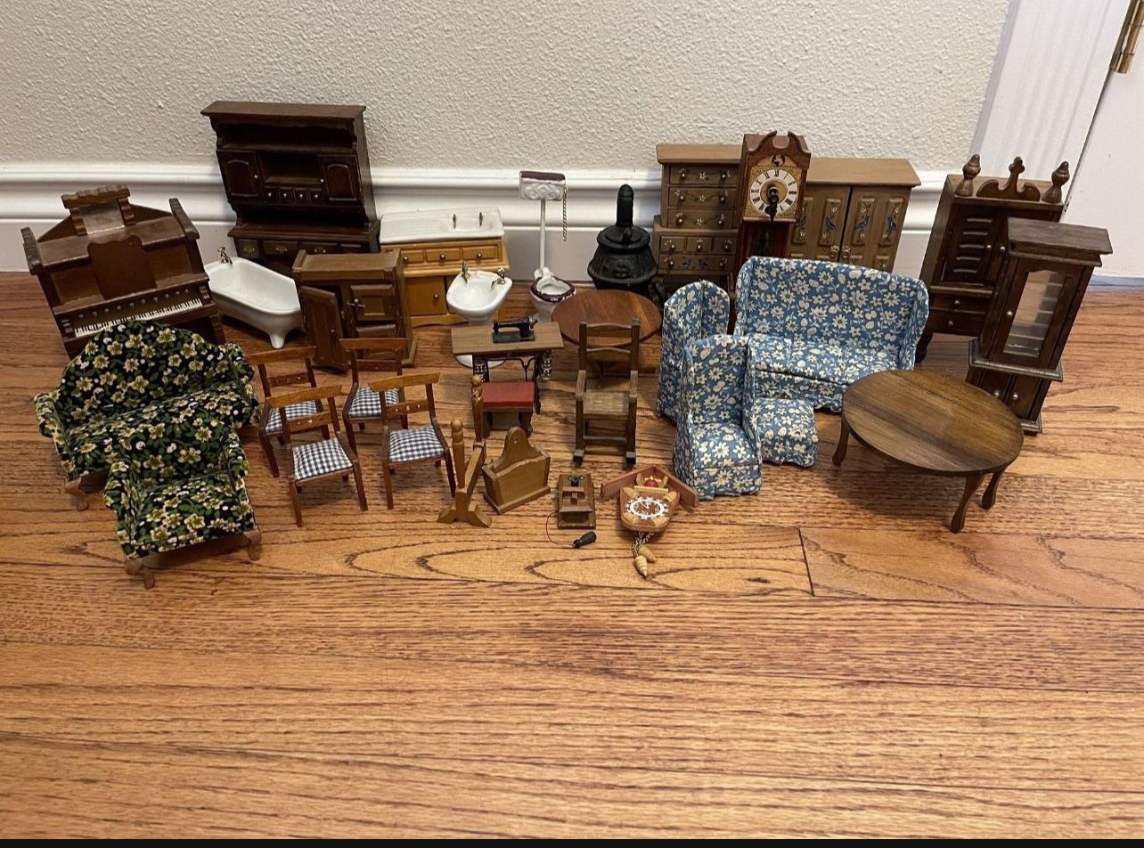 Vintage Doll House Furniture