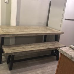 Indoor Bench Dining Table
