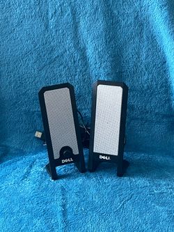 DELL A225 MULTIMEDIA USB POWERED COMPUTER SPEAKERS PAIR
