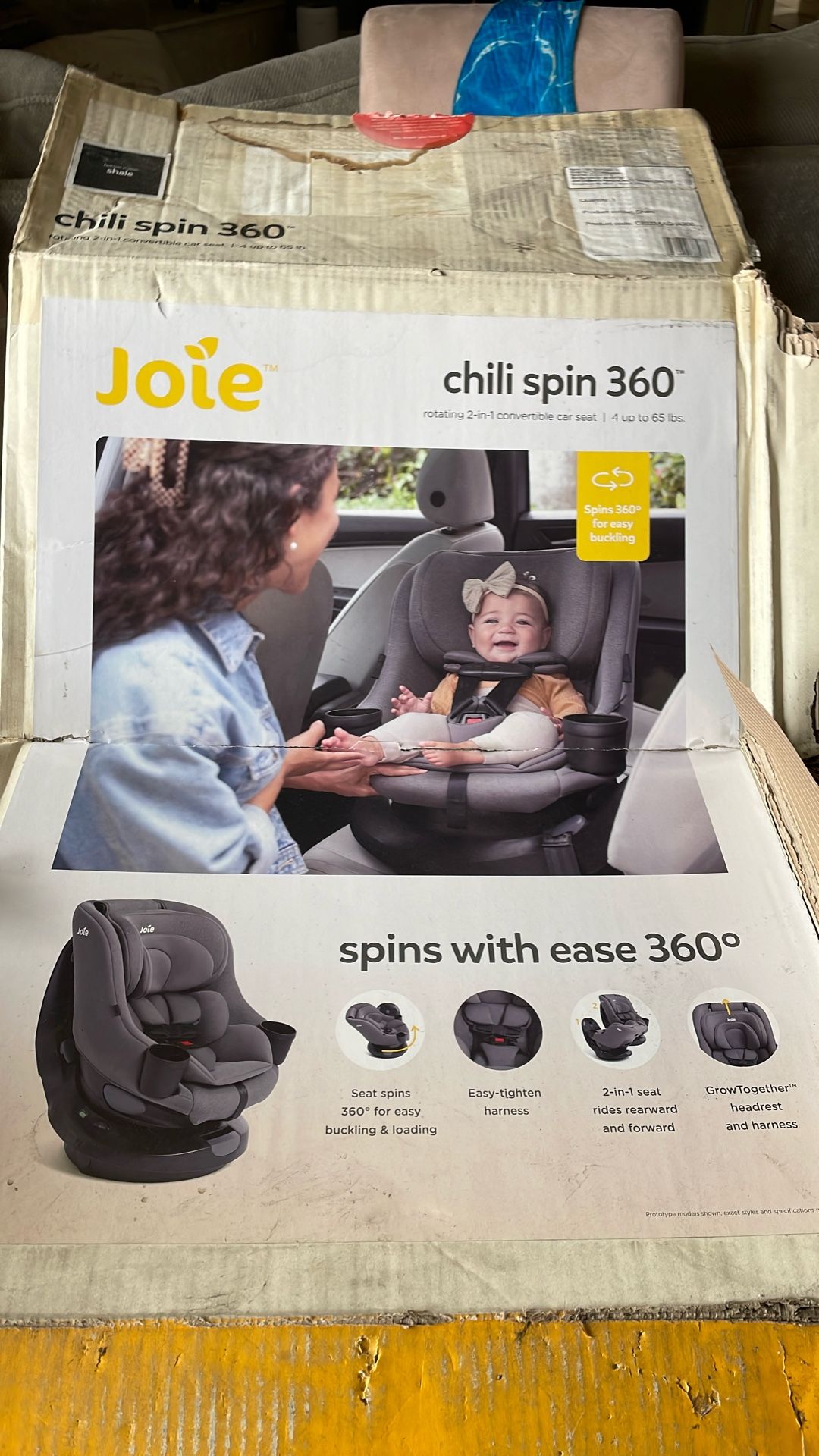Rotating 2-in1 Car Seat 