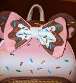 Brand New Loungefly Disney Minnie Mouse Neapolitan Ice Cream Mini