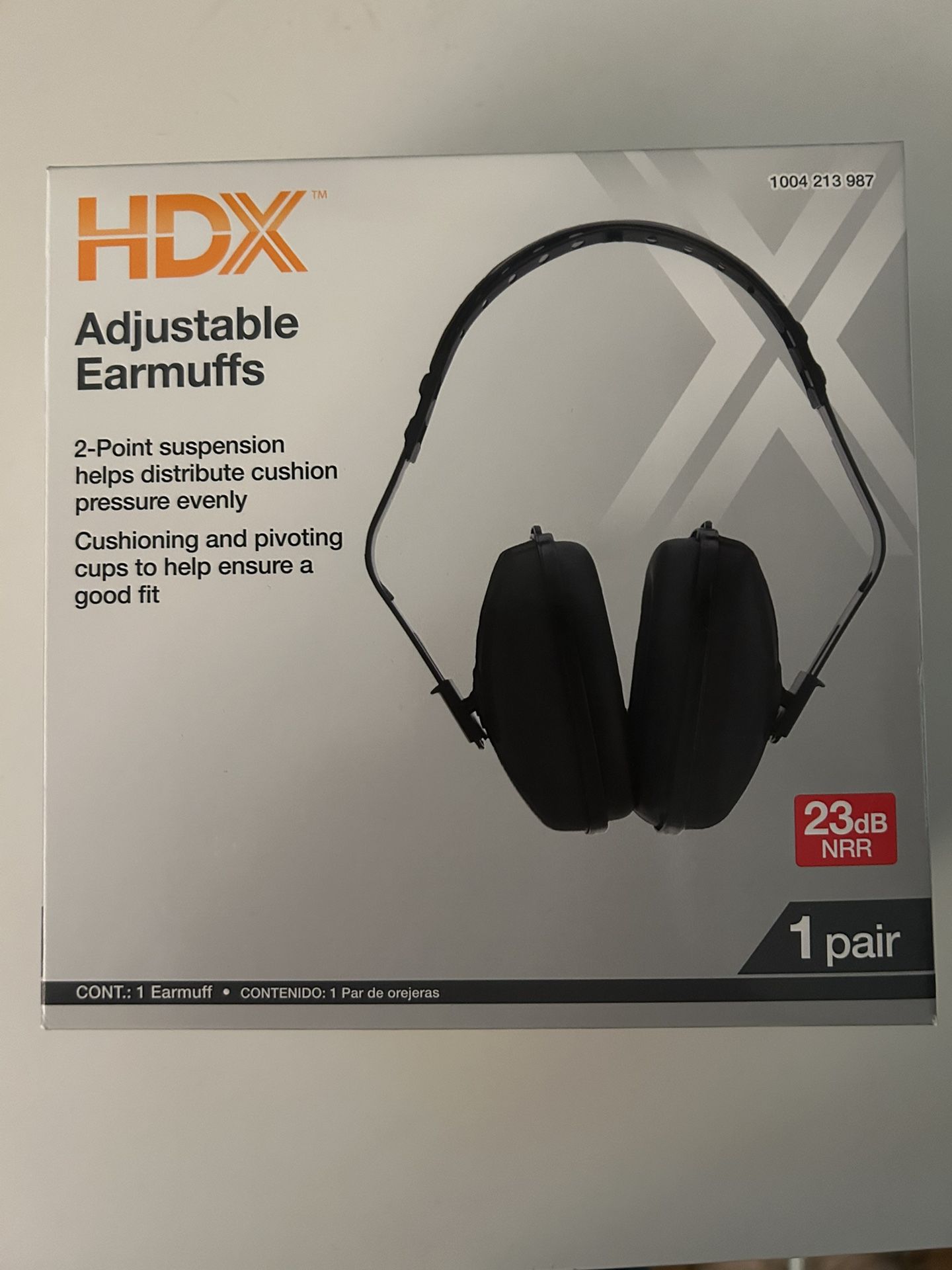 HDX Adjustable Ear Muffs