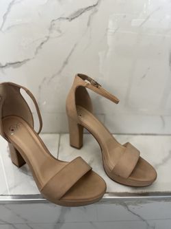 Beige Party Heels 