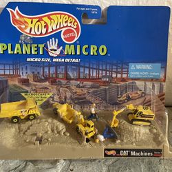 1997 PLANET MICRO Hot Wheels Series 1 CAT Machines 