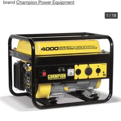 Champion Generator 3500 W With Accessories 