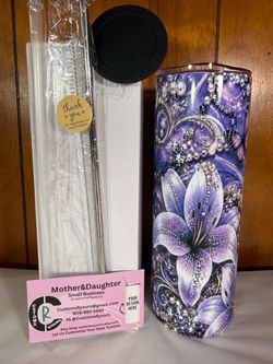 Floral 20 oz Tumbler