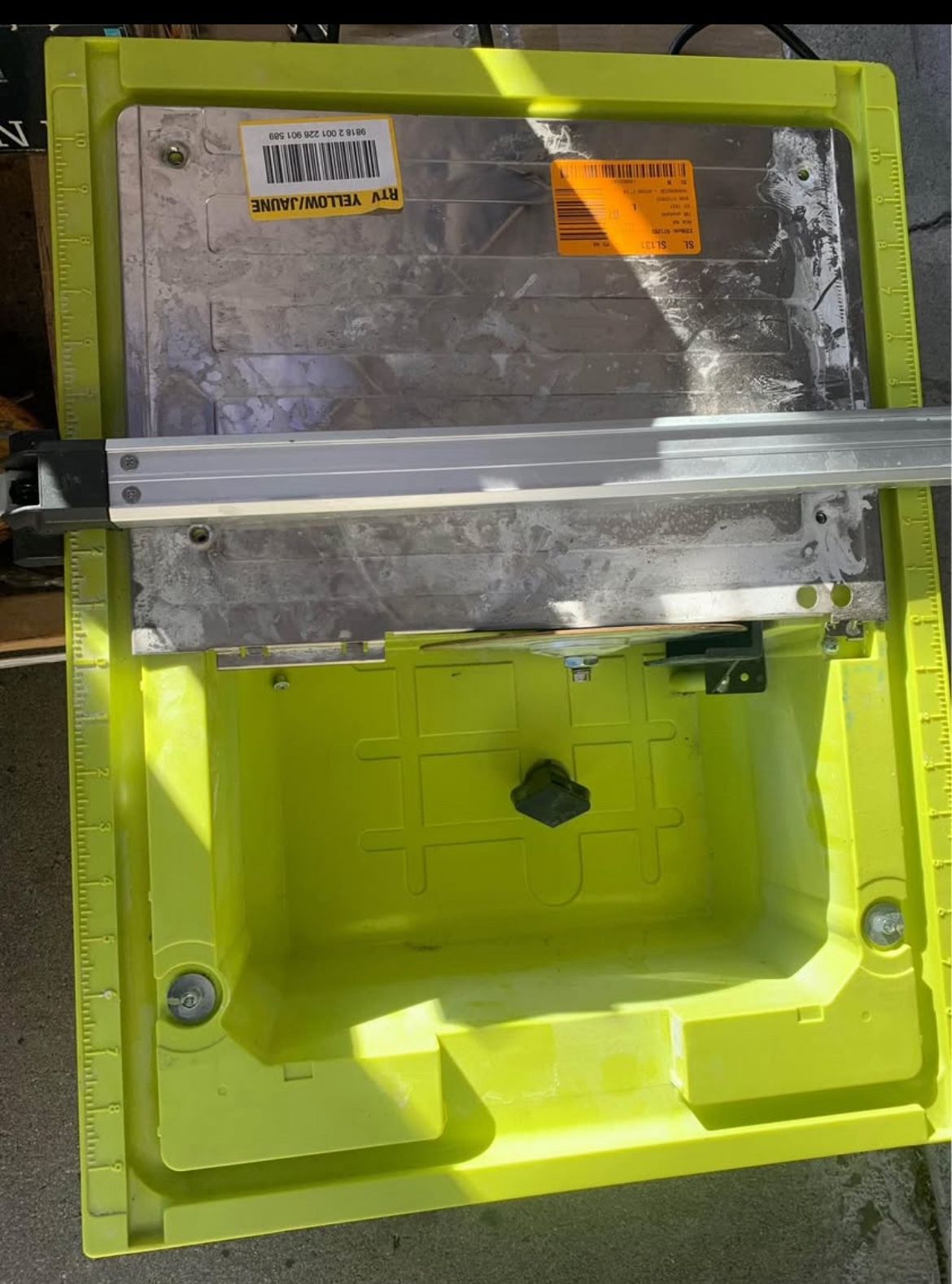 RYOBI 4.8 -Amps 7 in. Blade Corded Tabletop Wet Tile Saw